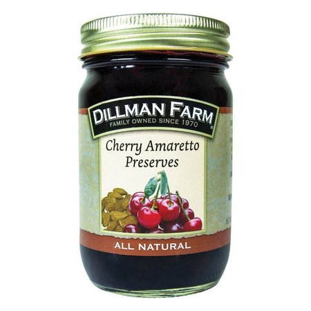 DILLMAN FARMS Dillman Farm All Natural Cherry Amaretto Preserves 16 oz Jar 22561